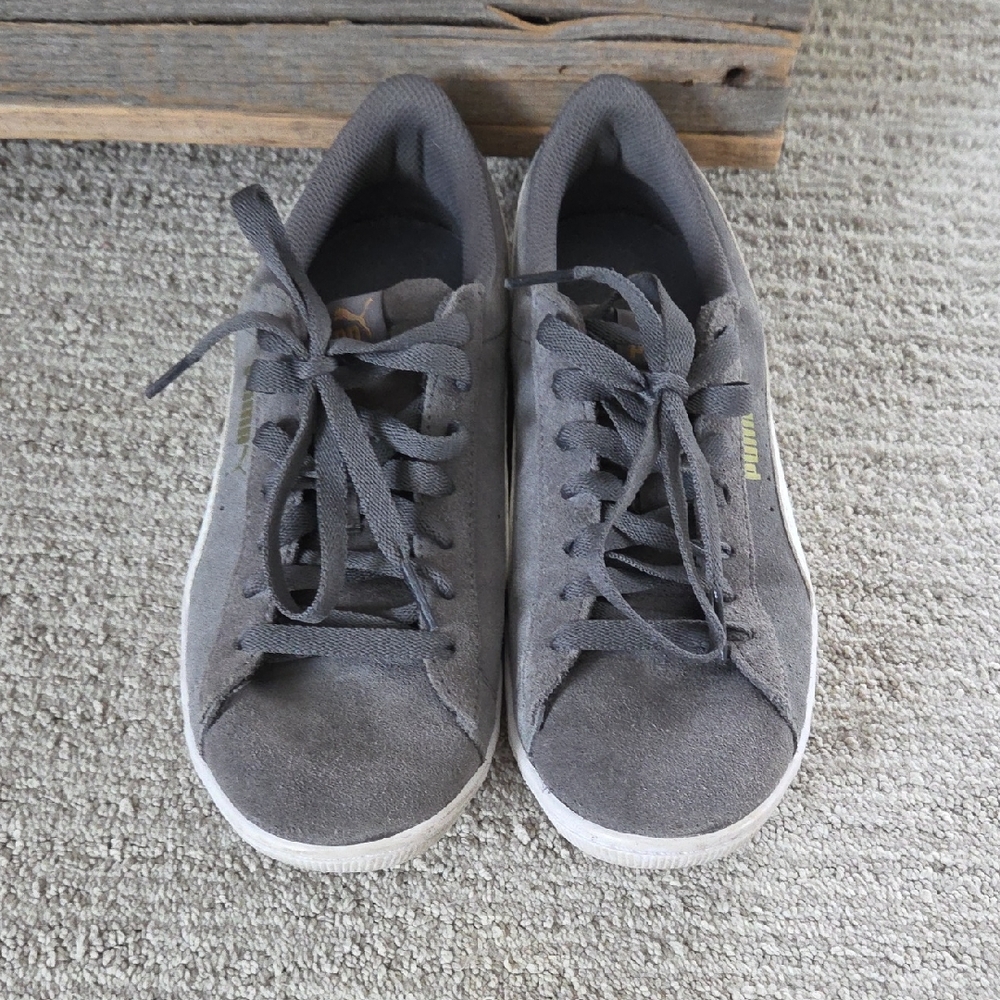 Puma Gray Athletic Shoes